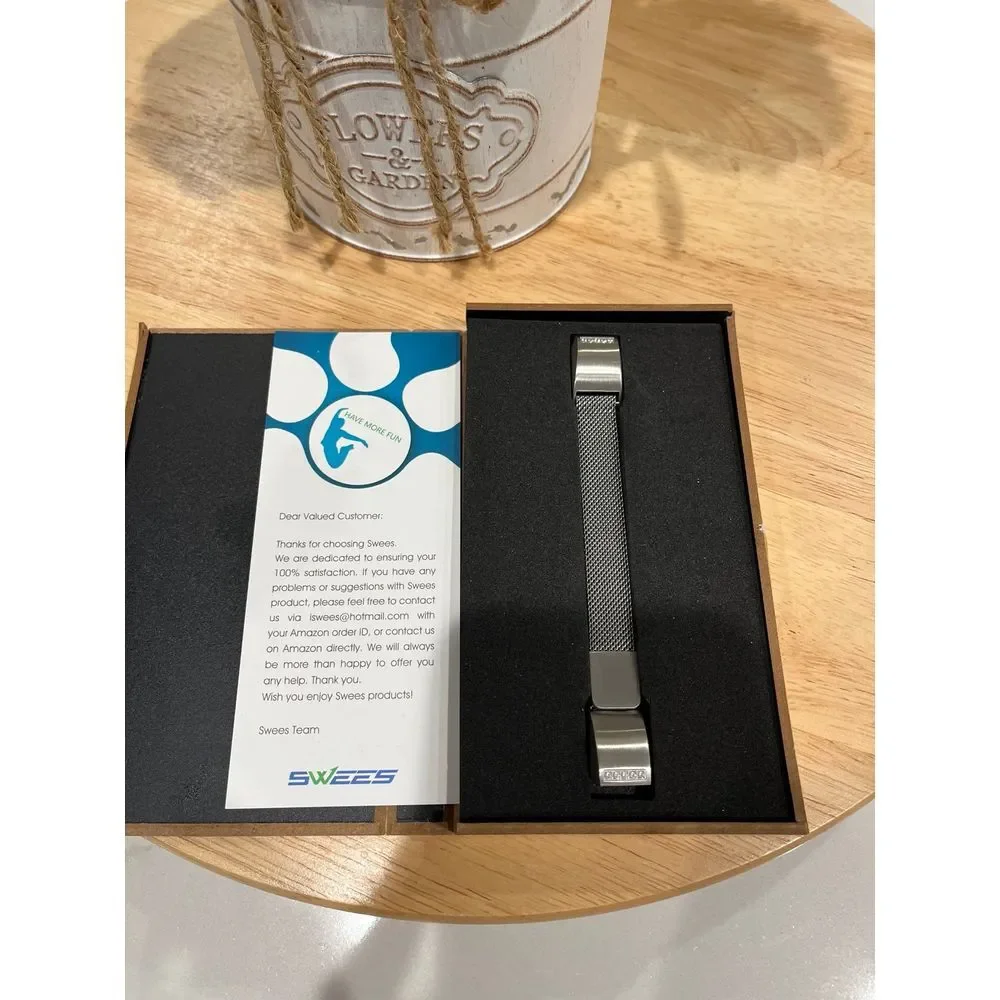 Fit‎ bit Alta watch band silver colored